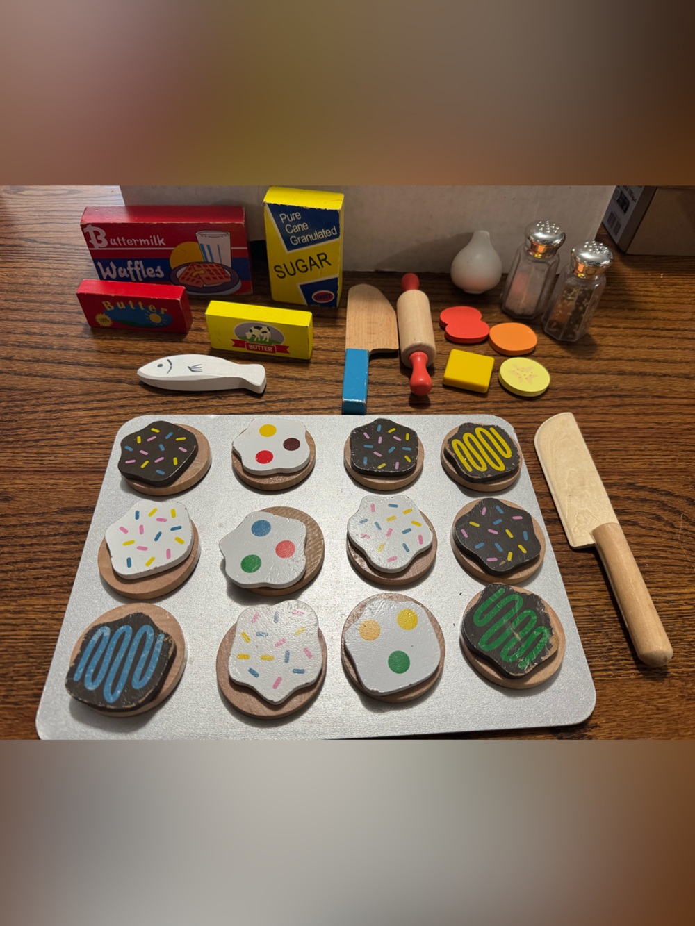 Melissa & doug cookies Wooden Play Baking Set - Assorted Colors